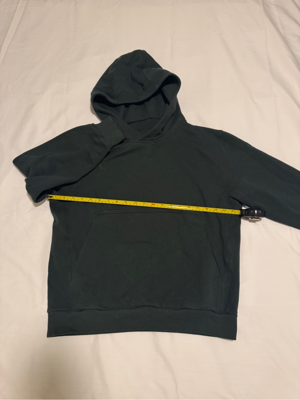 lululemon athletica Men's Dark Green Crewneck Hoodie